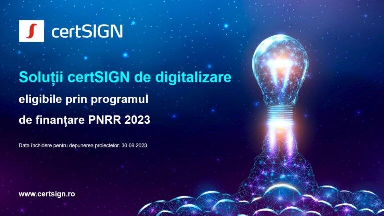 ”Soluții de digitalizare prin fonduri nerambursabile PNRR” workshop organizat de UNPR in parteneriat cu certSIGN
