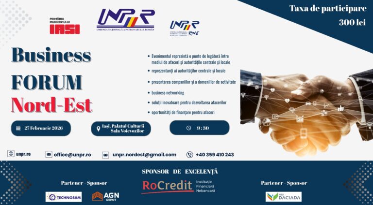 Business Forum Nord Est, un eveniment de referință dedicat mediului de afaceri din Regiunea Nord Est