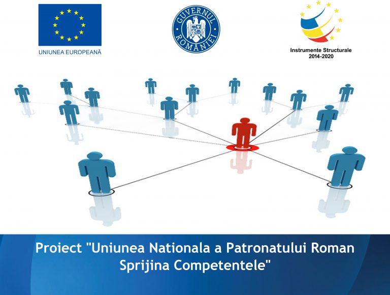 INVITAȚIE  – Conferință inchidere proiect – „Uniunea Naționalǎ a Patronatului Român Sprijinǎ Competențele”